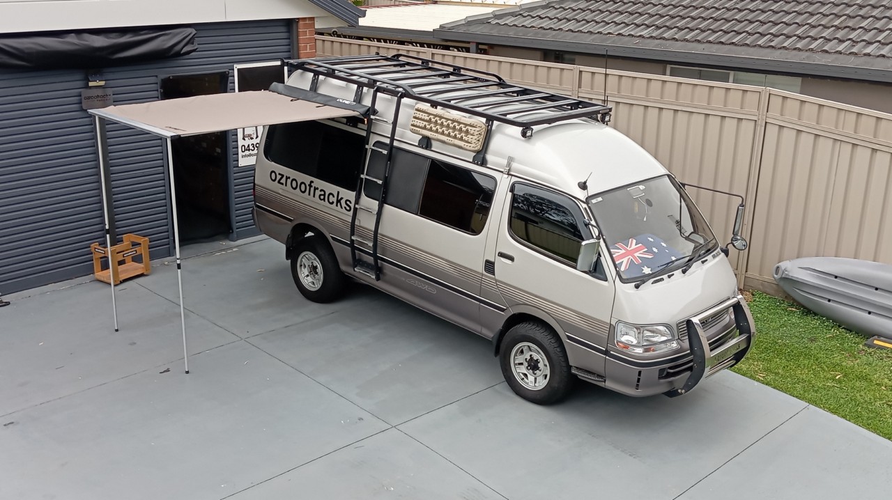 Ozroofracks | Toyota Coaster Bus Roof Racks